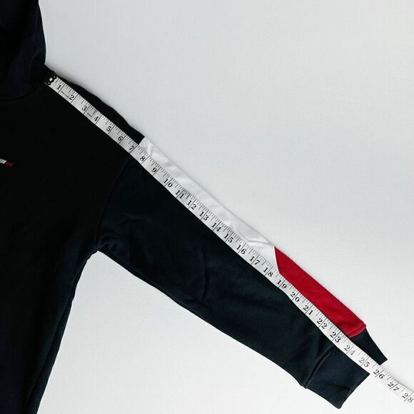 Tommy Hilfiger Vented Half-Zip Womens Active Hoodies Size M Black/Red NWOT - Picture 7 of 9